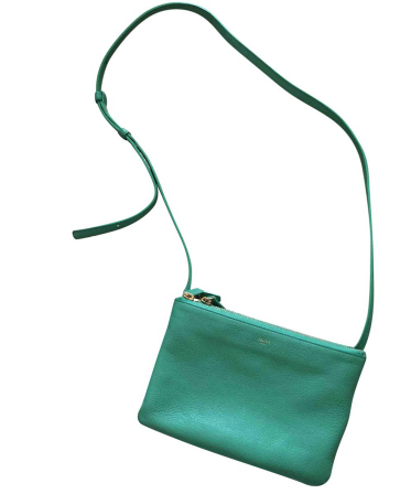 Celine Céline Large Trio Bag - Green Crossbody Bags, Handbags