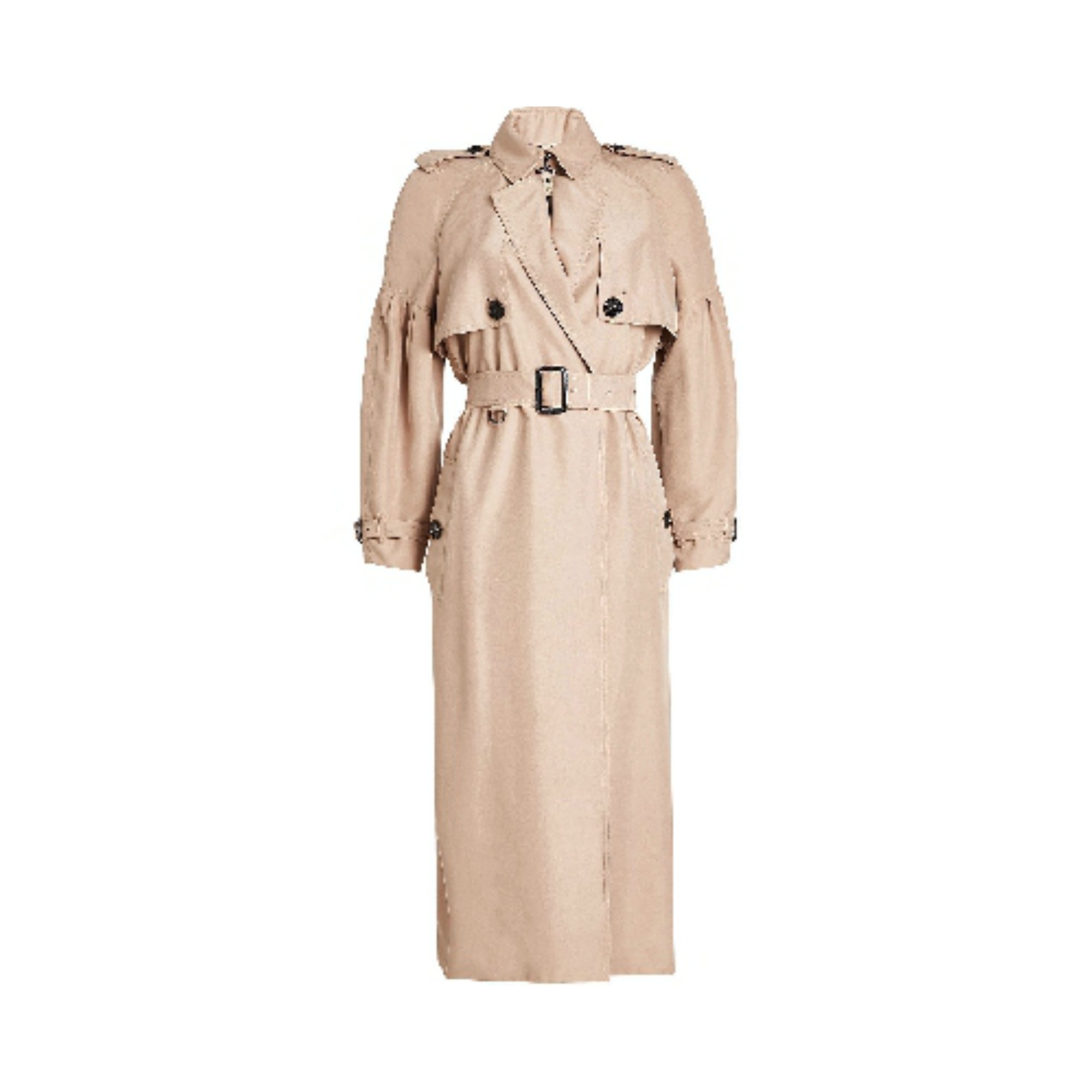 burberry silk trench