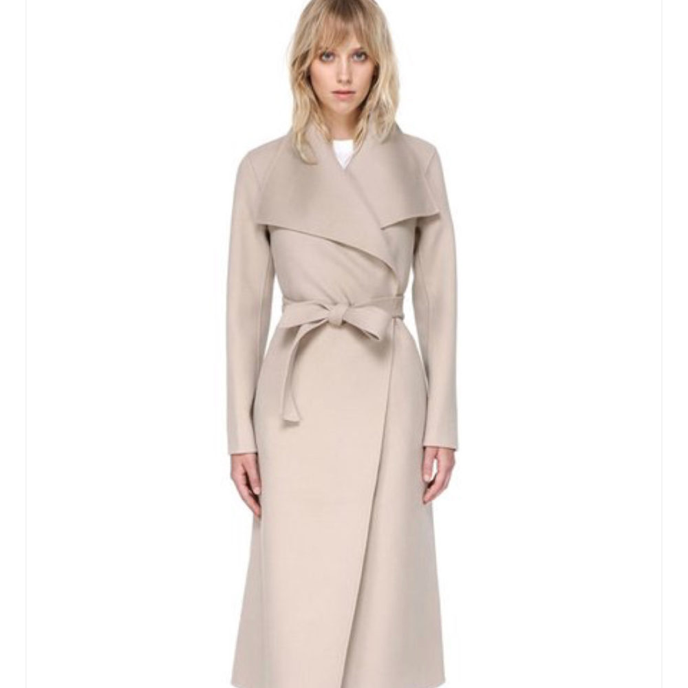 Massimo Dutti Long Wool Coat' in Toffee - Meghan's Mirror