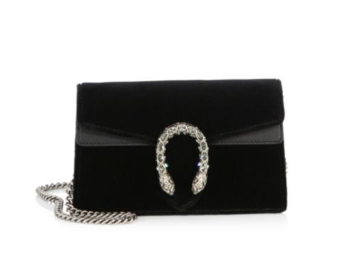 Céline Triomphe Chain Shoulder Bag in Black - Meghan Markle's