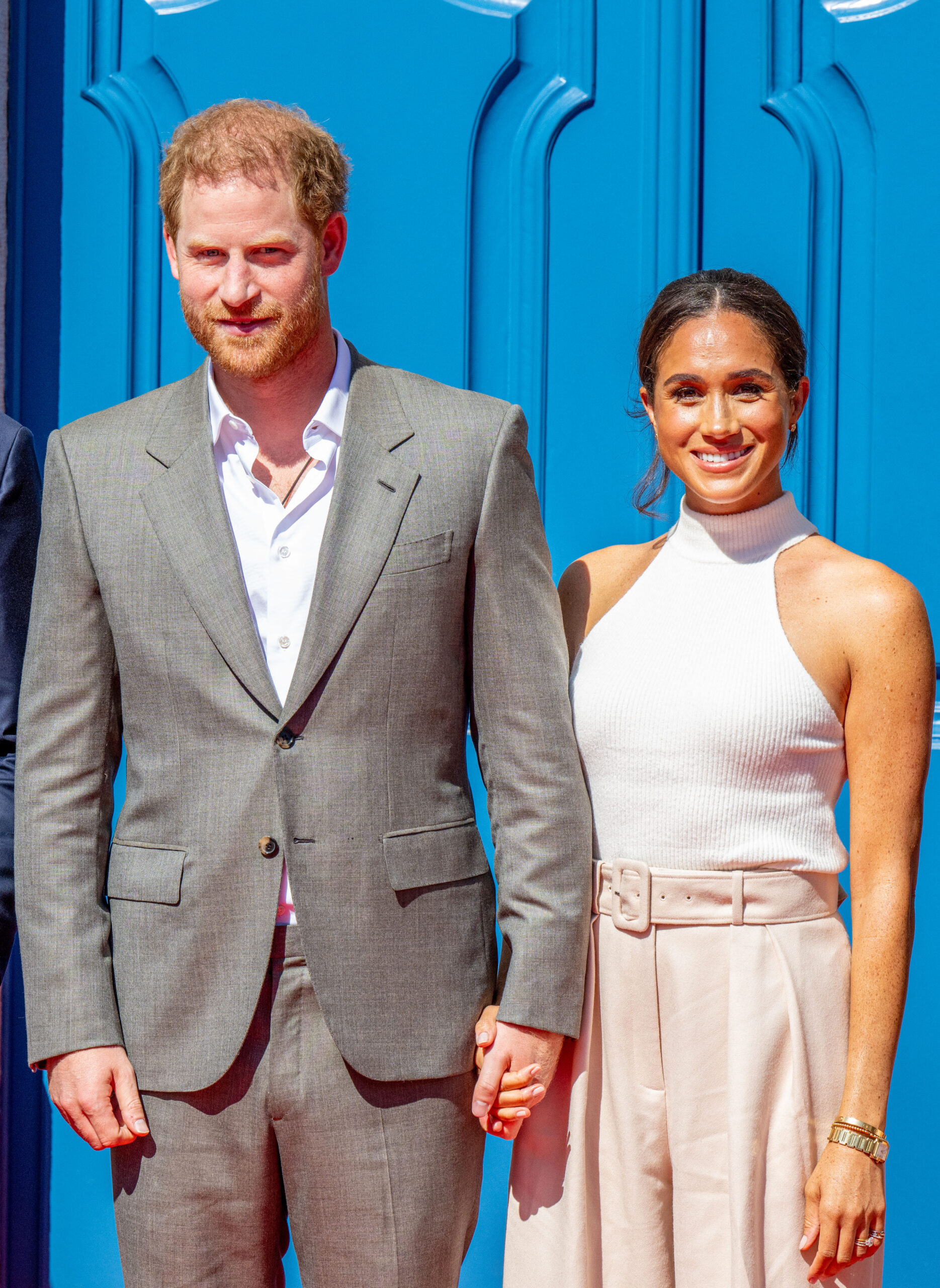 Meghan Markle Wore a Thing: Pleated Brandon Maxwell Pants Edition