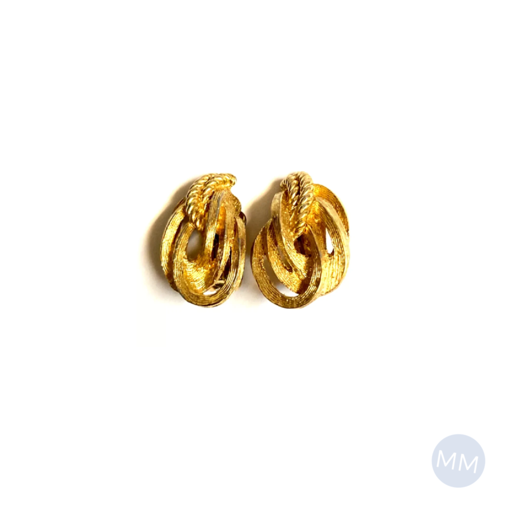 Kimaï 18kt yellow gold diamond stud earring